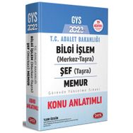 2023 GYS Adalet Bakanlığı Bilgi İşlem Merkez Taşra Şef Taşra Memur Konu Anlatımlı - Data Yayınları