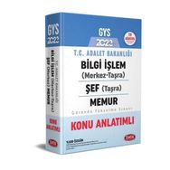 2023 GYS T. C. Adalet Bakanlığı Bilgi İşlem Şef Memur Konu Anlatımı - Data Yayınları