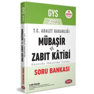 2023 GYS T. C. Adalet Bakanlığı Mübaşir ve Zabıt Katibi Soru Bankası - Data Yayınları
