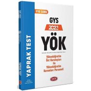 2023 GYS YÖK Yükseköğretim Üst Kuruluşları İle Yükseköğretim Kurumları Personeli Yaprak Test - Data Yayınları