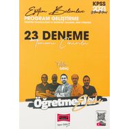 2023 KPSS Eğitim Bilimleri Öğretmenler Ekibi Program Geliştirme (Öğretim Teknolojileri ve Materyal Tasarımı - Sınıf Yönetimi) Tamamı Çözümlü 23 Deneme