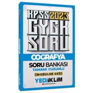 2023 KPSS Genel Kültür Coğrafya Tamamı Çözümlü Soru Bankası-Yediiklim Yayınları