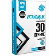 2023 KPSS Genel Kültür Genel Yetenek Vatandaşlık 30 Deneme