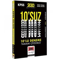 2023 KPSS GY-GK 10'suz Olmaz Tamamı Çözümlü 10 Deneme - Yargı Yayınları