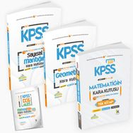2023 Kpss Matematik Tek Kitap Geometri ve Sayısal Mantık Kara Kutu Dijital Çözümlü Soru Bankası Set