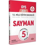 2023 Milli Eğitim Bakanlığı Sayman Tamamı Çözümlü GYS 5 Deneme Sınavı - Data Yayınları