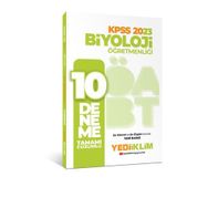 2023 ÖABT Biyoloji Öğretmenliği Tamamı Çözümlü 10 Deneme - Yediiklim Yayınları