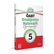 2023 ÖABT Ortaöğretim Matematik Öğretmenliği Tamamı Çözümlü 5 Deneme - Data Yayınlar
