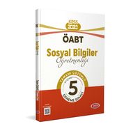 2023 ÖABT Sosyal Bilgiler Öğretmenliği Tamamı Çözümlü 5 Deneme Sınavı - Data Yayınları