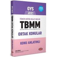 2023 Türkiye Büyük Millet Meclisi TBMM GYS Ortak Konular Konu Anlatımlı - Data Yayınları