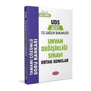 2023 UDS Sağlık Bakanlığı Ortak Konular Soru Bankası - Data Yayınları