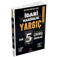 2023 Yargıç İdari Hakimlik Son 5 Yıl Orijinal Çıkmış Sorular - Dizgi Kitap Yayınları