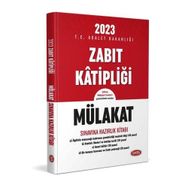 2023 Zabıt Katipliği Mülakat Sınavına Hazırlık Kitabı - Data Yayınları