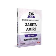 2024 Gys Belediye Zabıta Amiri 10. Grup Konu Anlatımlı Görevde Yükselme - Data Yayinlari