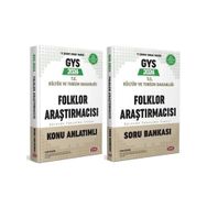 2024 GYS Kültür ve Turizm Bakanlığı Folklor Araştırmacısı Soru Bankası Data Yayınları