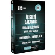 2024 İçişleri Bakanlığı Unvan Değişikliği Sınavı Teknikerlik Teknisyenlik Konu Anlatımlı Soru Bankası Pegem Akademi Yayıncılık