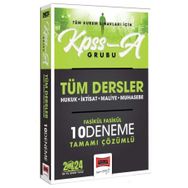 2024 KPSS A Grubu Tüm Dersler Tamamı Çözümlü Fasikül Fasikül 10 Deneme Yargı Yayınları