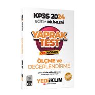 2024 KPSS Eğitim Bilimleri Ölçe ve Değerlendirme Çek Kopart Yaprak Test - Yediiklim Yayınları