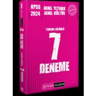 2024 KPSS Genel Yetenek Genel Kültür Tamamı Çözümlü 7 Deneme - Pegem Yayınları