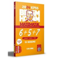2024 KPSS Matematik Tamamı Çözümlü 6+5+7 Deneme - Benim Hocam Yayınları
