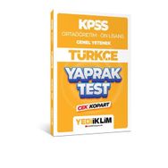 2024 KPSS Ortaöğretim Ön Lisans Genel Yetenek Türkçe Çek Kopart Yaprak Test - Yediiklim Yayınları