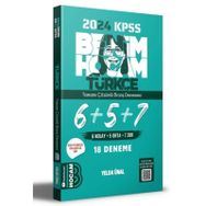 2024 KPSS Türkçe Çözümlü 18'li Deneme Yelda Ünal Benim Hocam Yayınları