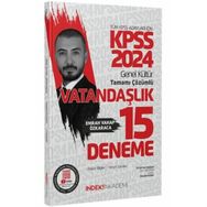 2024 KPSS Vatandaşlık Çözümlü 15'li Deneme Emrah Vahap Özkaraca İndeks Akademi Yayınları