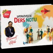 2024 KPSS Vatandaşlık Ders Notu İnka Uzem Yayınları