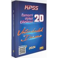 2024 Kpss Vatandaslik Tamami Dijital Cozumlu 20 Deneme - Makro Kitabevi