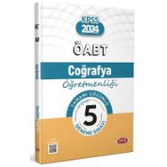 2024 ÖABT Coğrafya Öğretmenliği Tamamı Çözümlü 5 Deneme Sınavı - Data Yayınları