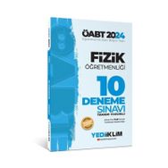 2024 Öabt Fizik Öğretmenliği Tamamı Video Çözümlü 10 Deneme Sınavı Yediiklim Yayınları