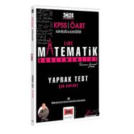 2024 ÖABT Lise Matematik Öğretmenliği Yaprak Test Yargı Yayınları