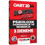 2024 ÖABT Nokta Atışı Psikolojik Danışmanlık ve Rehberlik Tamamı Çözümlü 5 Deneme - Yediiklim Yayınları