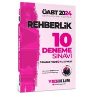 2024 ÖABT Rehberlik Tamamı Video Çözümlü 10 Deneme Sınavı - Yediiklim Yayınları