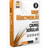 2024 ÖABT Sınıf Öğretmenliği Son 10 Yıl Çıkmış Sorular Çözümlü - Pegem Akademi