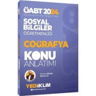 2024 ÖABT Sosyal Bilgiler Öğretmenliği Coğrafya Konu Anlatımı - Yediiklim Yayınları