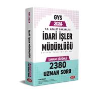 2024 T.C. Adalet Bakanlığı İdari İşler Müdürlüğü GYS Tamamı Çözümlü 2380 Uzman Soru Bankası - Data Yayınları