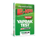 2024 Tüm Adaylar İçin Ekpss Çek Kopart Yaprak Test - Yediiklim Yayınları