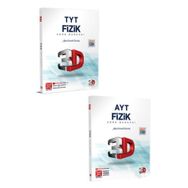 2024 TYT AYT Fizik Soru Bankası Seti 3D Yayınları