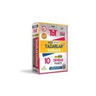 2024 YKS-TYT Yeni Sistem Yazarlar Karması Türkiye Geneli 10'lu Çözümlü Kolay Orta Seviye Deneme Paket