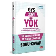 2024 YÖK Personeli GYS Sık Sorulan Sorular Az Verilen Cevaplar Soru Cevap - Data Yayınları