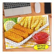 20559 Domates Soslu Fast Food Yiyecekler 240 Parça Puzzle Yapboz