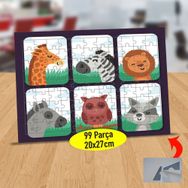 214 Zürafa Ve Sevimli Arkadaşları 99 Parça Puzzle Yapboz Tablo