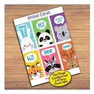 2147655184 Animal Cards Hayvanlar Çocuklara Özel Puzzle Yapboz Tablo