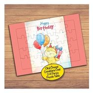 2147769052 Renkli Balonlu Ayıcık Çocuklara Özel Puzzle Yapboz Tablo