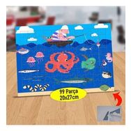 2147794582 Teknede Balık Tutan Adam 99 Parça Puzzle Yapboz Tablo