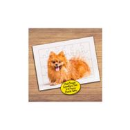 2147840998 Turuncu Tüylü Minik Köpek Çocuklara Özel Puzzle Yapboz Tablo