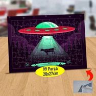 2147895316 İneği Kaçıran Uzaylılar 99 Parça Puzzle Yapboz Tablo