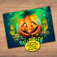 2147907376 Halloween Cadılar Bayramı Çocuklara Özel Puzzle Yapboz Tablo