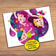 2148088142 Çocukların Renkli Dünyası Çocuklara Özel Puzzle Yapboz Tablo